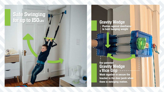 Kidtrix™ Deluxe Doorway Swing Open Box